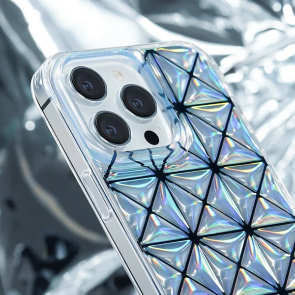 Kingxbar Miya Series case for iPhone 14 cover back cover laser coloreng