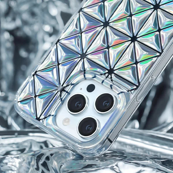 Kingxbar Miya Series case for iPhone 14 back cover rainbow back covereng