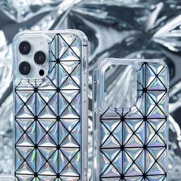 Kingxbar Miya Series case for iPhone 14 Plus cover back cover laser coloreng