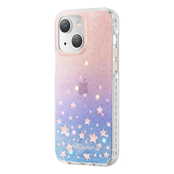 Kingxbar Heart Star Series case for iPhone 14 Plus case with zodiac starseng