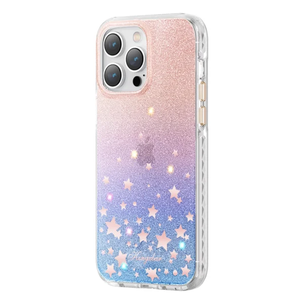 Kingxbar Heart Star Series case for iPhone 14 Pro Max case with zodiac starseng