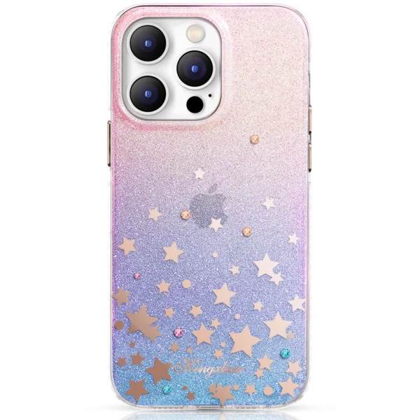 Kingxbar Heart Star Series case for iPhone 14 Pro Max case with zodiac starseng