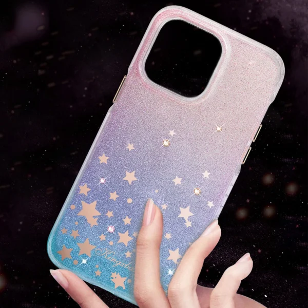 Kingxbar Heart Star Series case for iPhone 14 Pro Max case with zodiac starseng