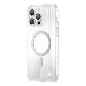 Kingxbar PQY Go Out Series magnetic case for iPhone 14 Pro MagSafe silvereng