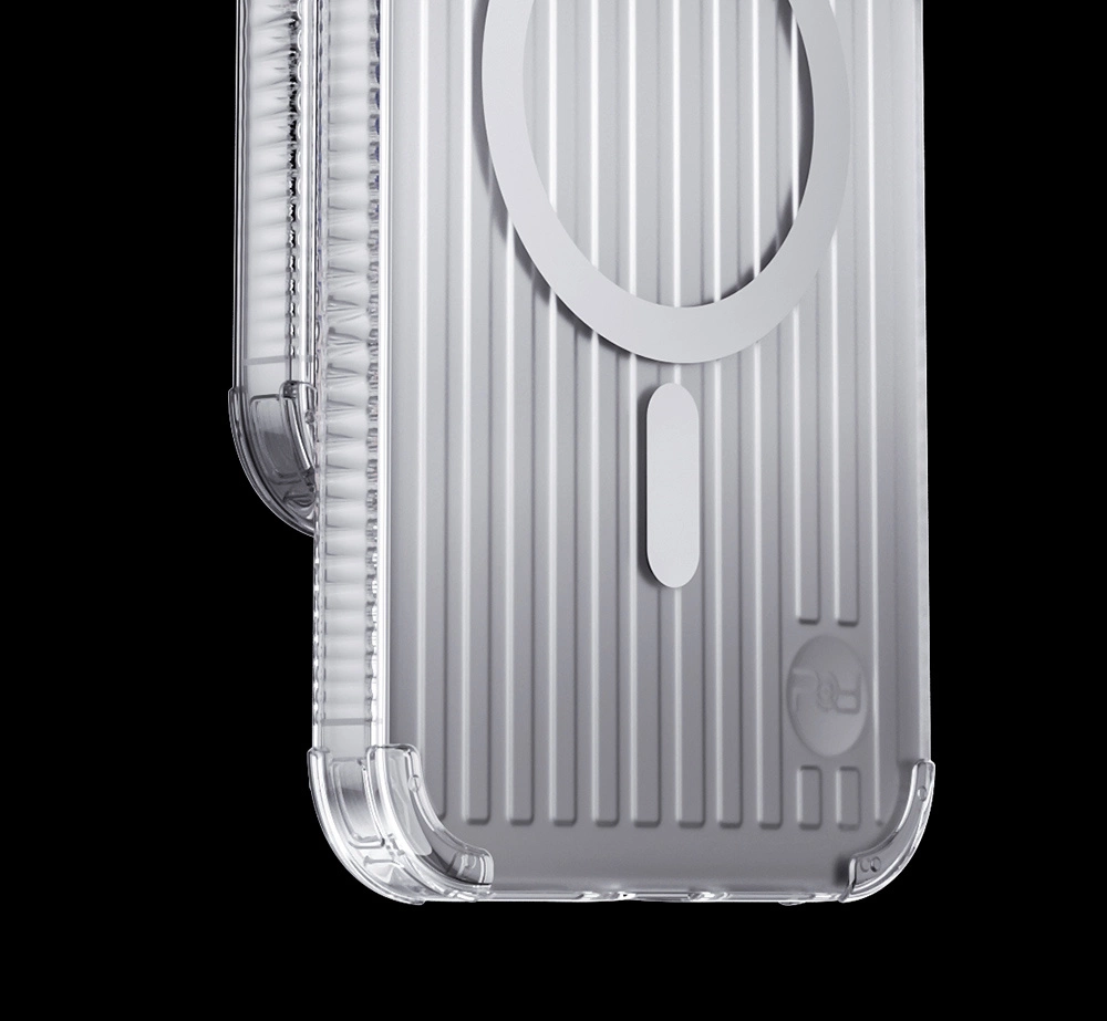 Kingxbar PQY Go Out Series magnetic case for iPhone 14 Pro MagSafe silvereng
