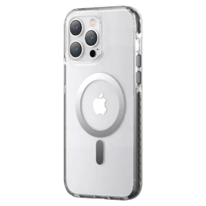 Kingxbar PQY Ice Crystal Series magnetic case for iPhone 14 MagSafe grayeng