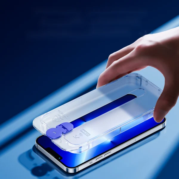 Joyroom Knight glass for iPhone 14 Plus with mounting kit transparent (JR-H11)eng