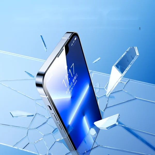 Joyroom Knight glass for iPhone 14 Plus with mounting kit transparent (JR-H11)eng