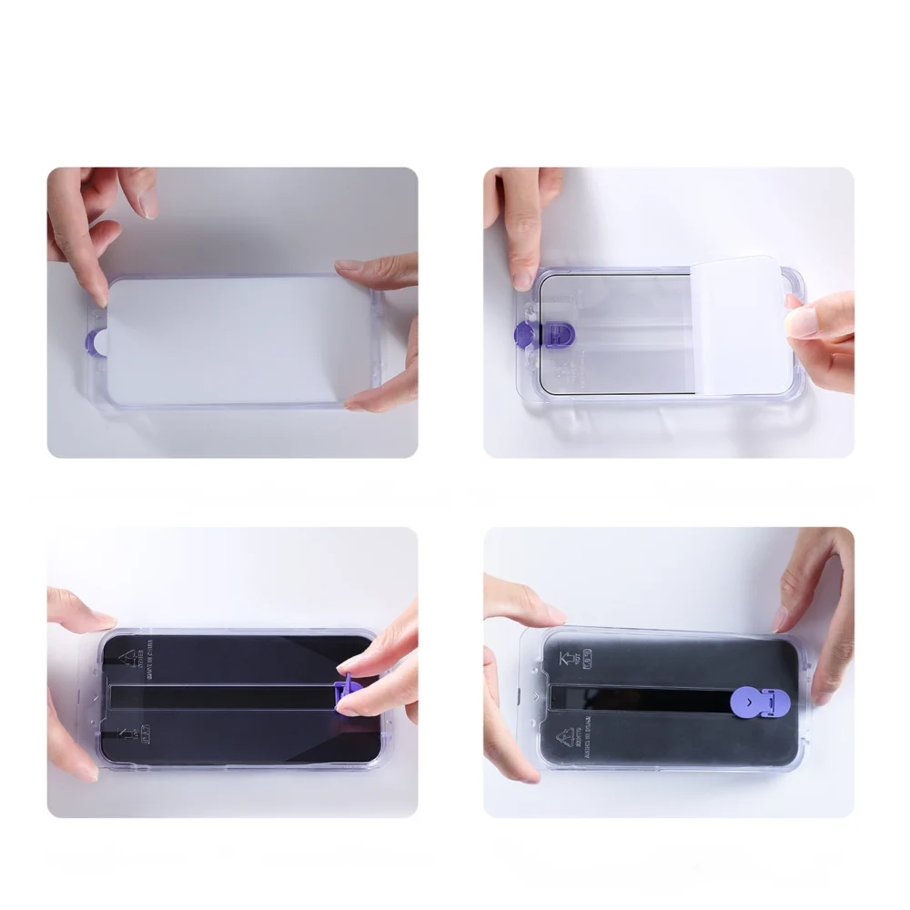 Joyroom Knight Glass for iPhone 14 Pro Max with Mounting Kit Clear (JR-H12)eng