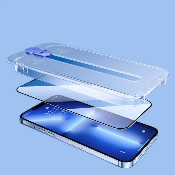 Joyroom Knight Glass for iPhone 14 Pro Max with Mounting Kit Clear (JR-H12)eng