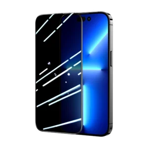 Joyroom Knight 2.5D Privacy TG Tempered Glass for iPhone 14 Plus with Anti-Spy Filter Full Screen with Frame Transparent (JR-P03)eng