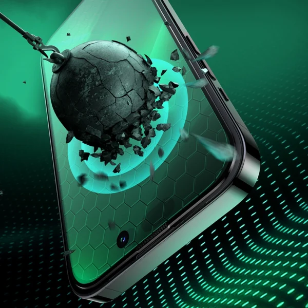Joyroom Knight Green Glass for iPhone 14 with Full Screen Anti Blue Light Filter (JR-G01)eng