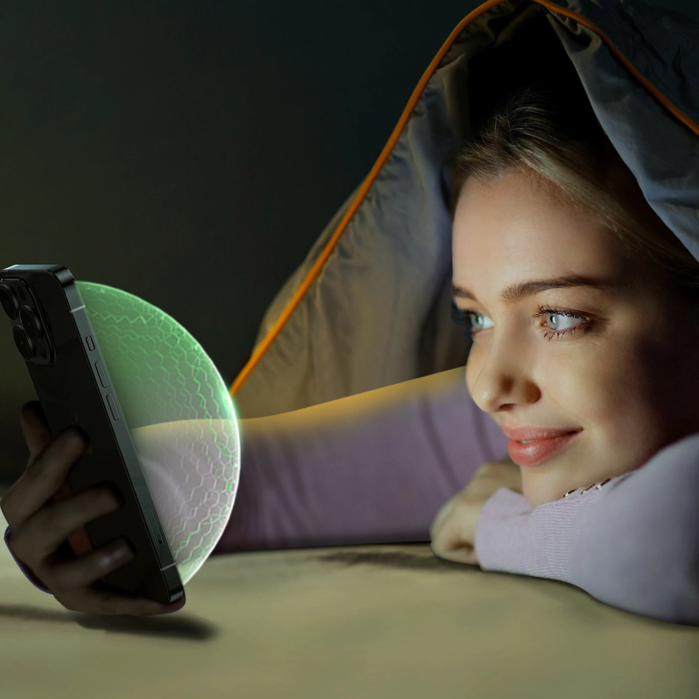 Joyroom Knight Green Glass for iPhone 14 Pro with Full Screen Anti Blue Light Filter (JR-G02)eng