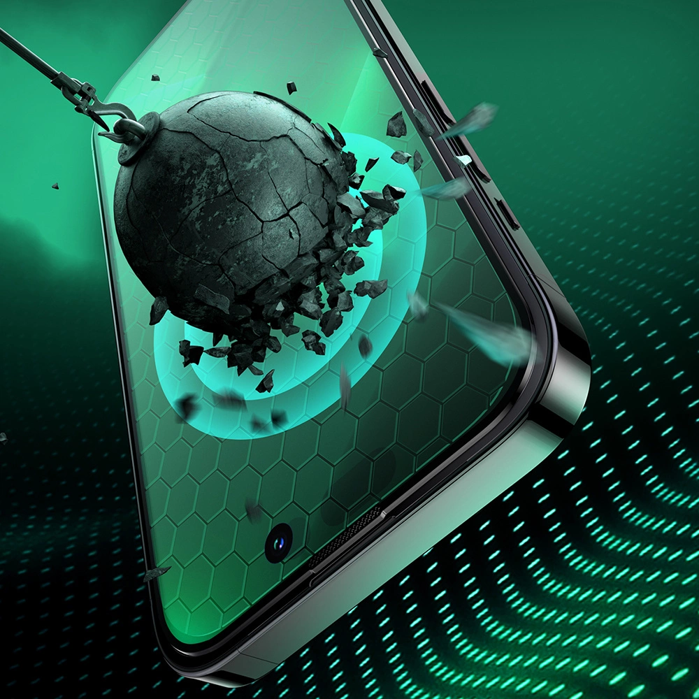 Joyroom Knight Green Glass for iPhone 14 Plus with Full Screen Anti Blue Light Filter (JR-G03)eng