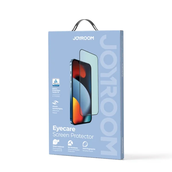 Joyroom Knight Green Glass for iPhone 14 Pro Max with Full Screen Anti Blue Light Filter (JR-G04)eng