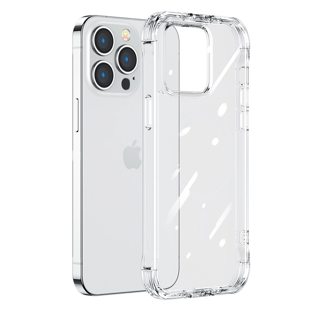 Joyroom Defender Series Case Cover for iPhone 14 Pro Max Armored Hook Cover Stand Clear (JR-14H4)eng