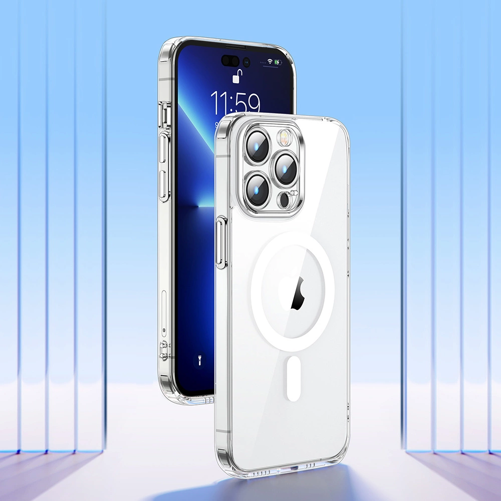 Joyroom 14D Magnetic Case Magnetic Case for iPhone 14 Pro Compatible with MagSafe transparent (JR-14D6)eng
