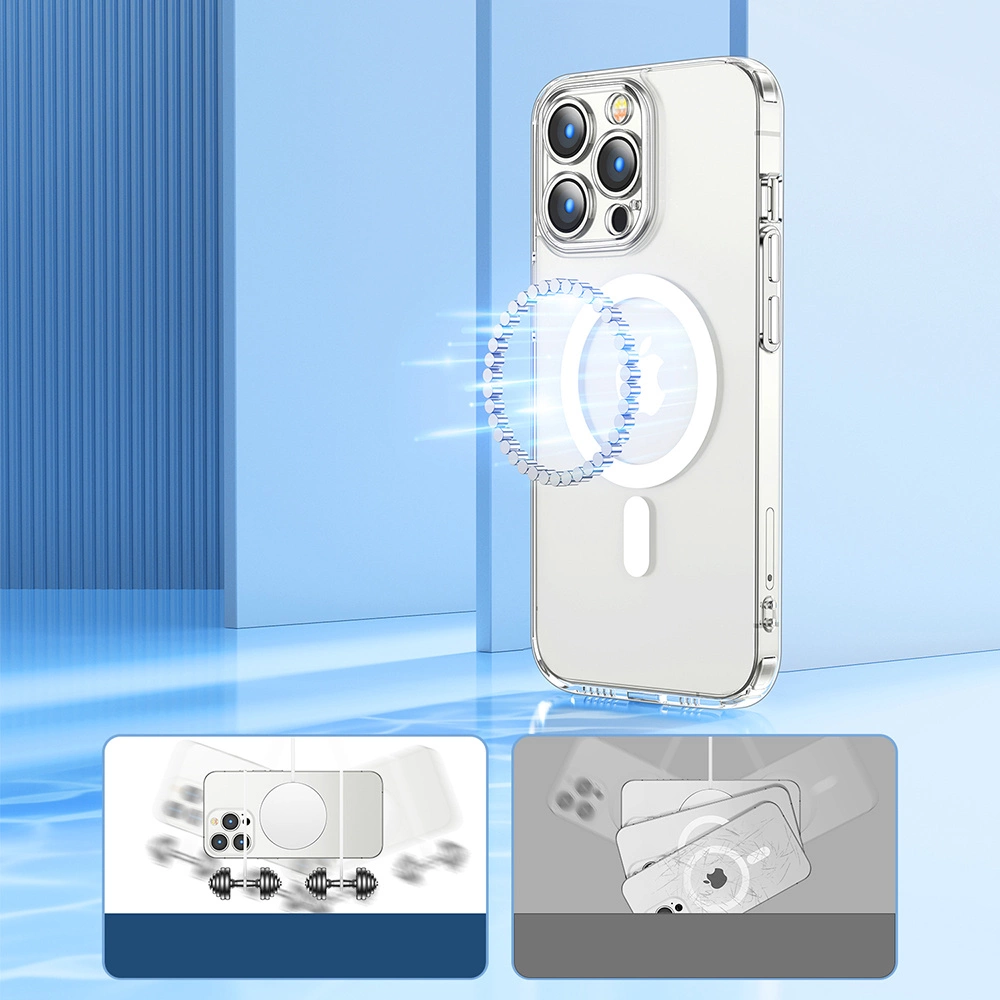 Joyroom 14D Magnetic Case Magnetic Case for iPhone 14 Pro Compatible with MagSafe transparent (JR-14D6)eng