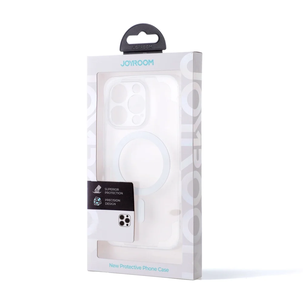 Joyroom 14D Magnetic Case Magnetic Case for iPhone 14 Pro Compatible with MagSafe transparent (JR-14D6)eng