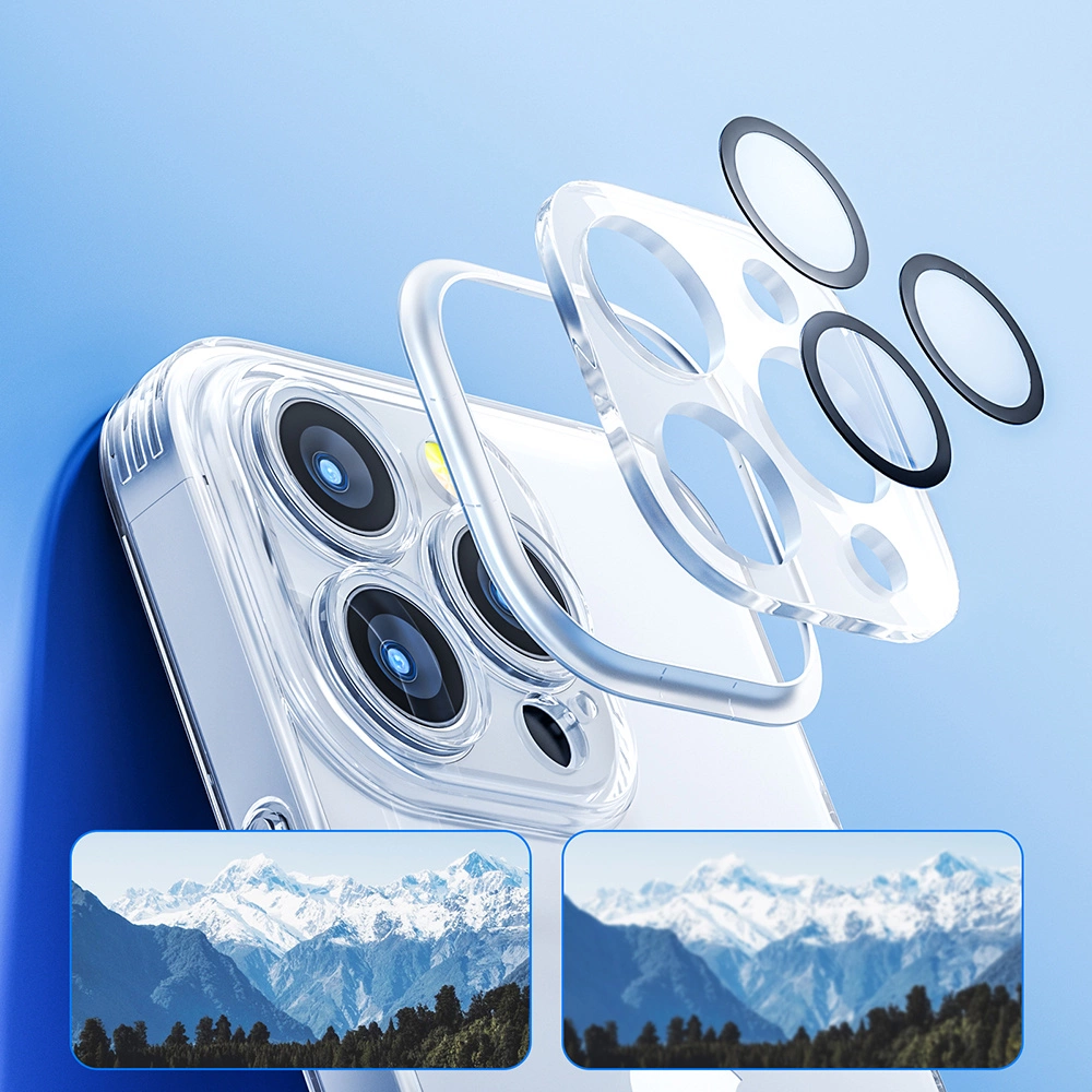 Joyroom 14Q Case iPhone 14 Plus case housing cover with transparent camera cover (JR-14Q3 transparent)eng