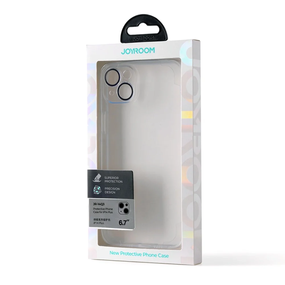 Joyroom 14Q Case iPhone 14 Plus case housing cover with transparent camera cover (JR-14Q3 transparent)eng