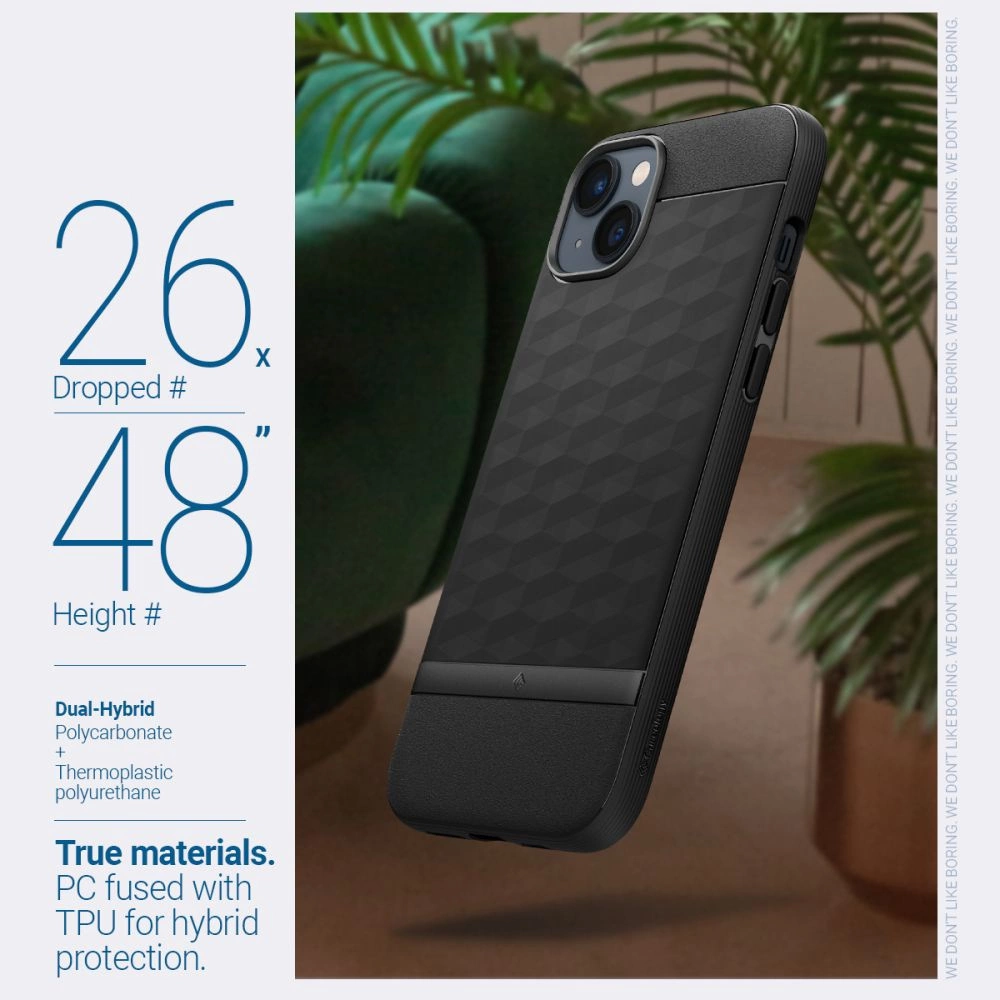 Caseology Parallax Mag MagSafe iPhone 14 Plus Case - Matte Blackeng