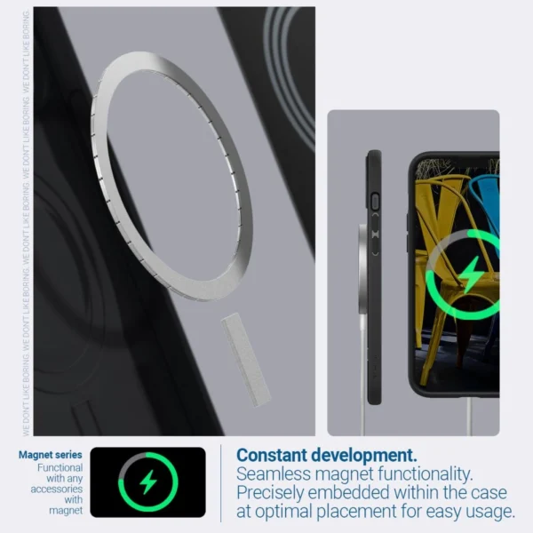 Caseology Parallax Mag MagSafe iPhone 14 Plus Case - Matte Blackeng