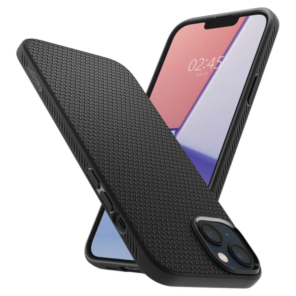 Spigen Liquid Air iPhone 14 Case - Matte Blackeng
