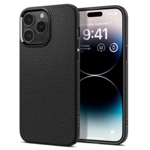 Spigen Liquid Air iPhone 14 Pro Case - Matte Blackeng