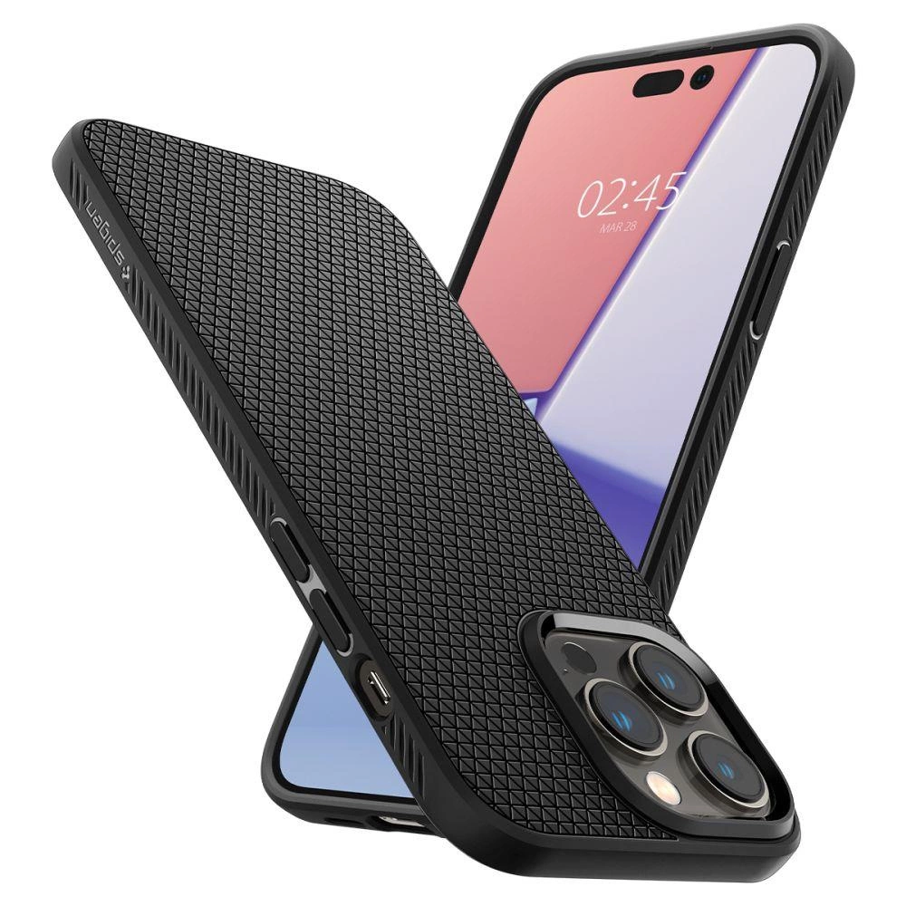 Spigen Liquid Air iPhone 14 Pro Case - Matte Blackeng