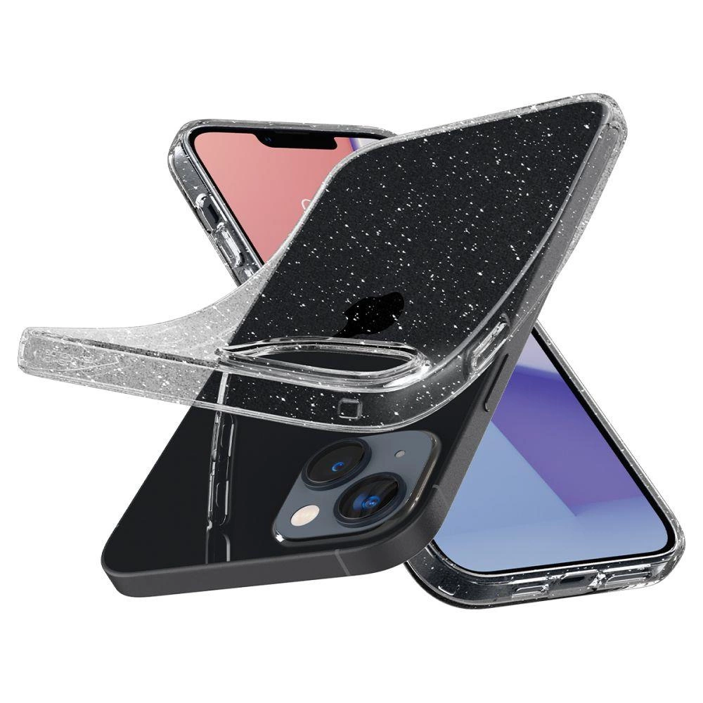 Spigen Liquid Crystal iPhone 14 Plus Case - Clear Glittereng