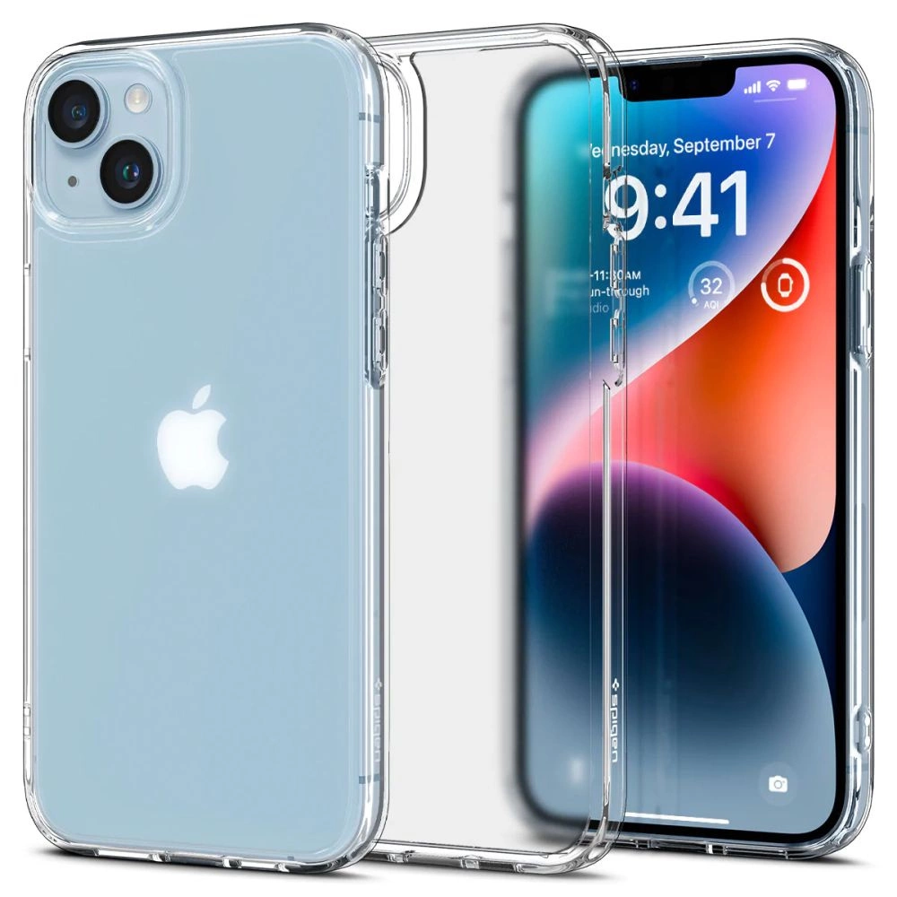 Spigen Ultra Hybrid iPhone 14 Case - Clear Matteeng
