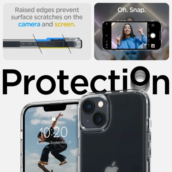 Spigen Ultra Hybrid iPhone 14 Case - Clear Matteeng