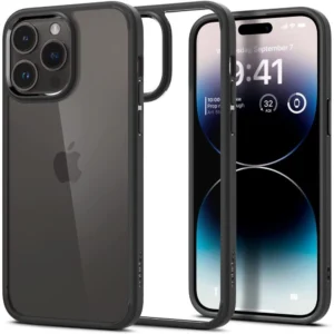 Spigen Ultra Hybrid iPhone 14 Pro Case - Matte Blackeng