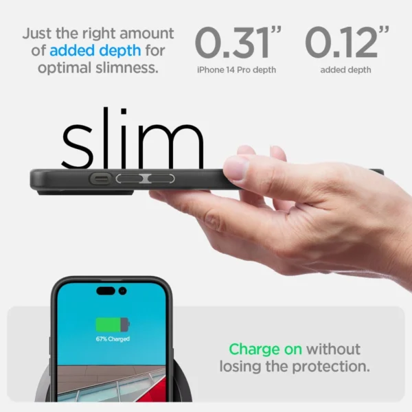 Spigen Ultra Hybrid iPhone 14 Pro Case - Matte Blackeng