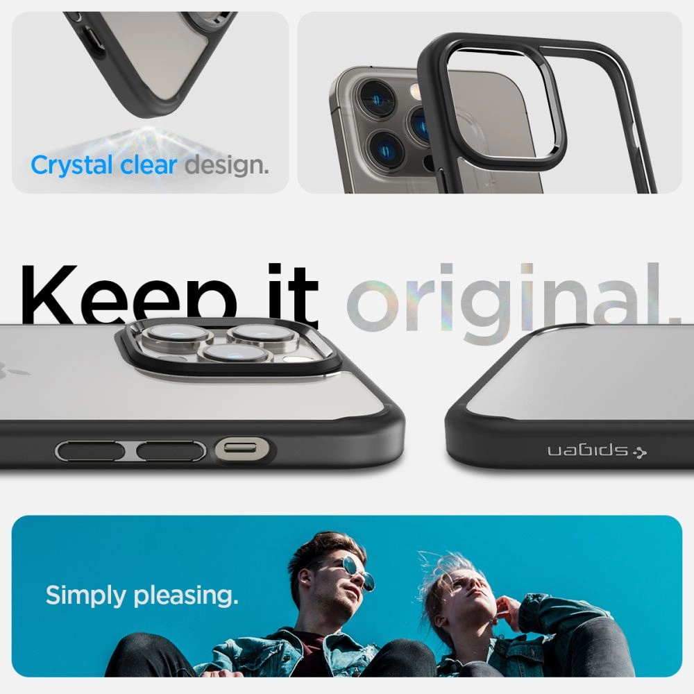 Spigen Ultra Hybrid iPhone 14 Pro Case - Matte Blackeng