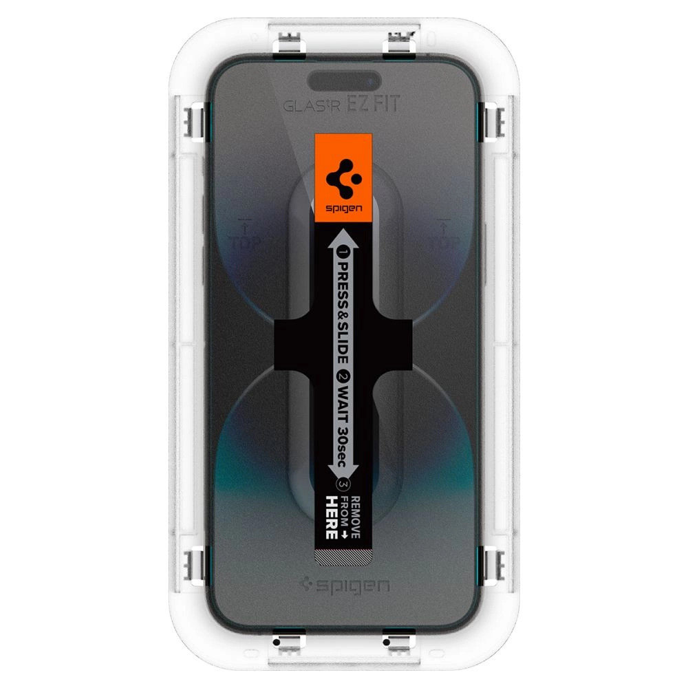 Spigen Glas.tR EZ Fit Tempered Glass for iPhone 14 Pro Max - 2 pcs.eng