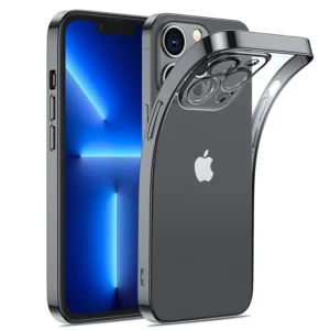 Joyroom 14Q Case for iPhone 14 cover with metallic frame black (JR-14Q1-black)eng