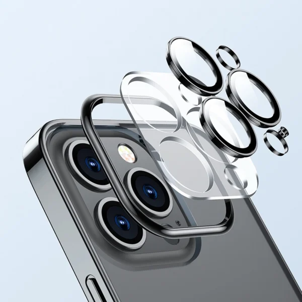 Joyroom 14Q Case case for iPhone 14 Plus case cover with metallic frame black (JR-14Q3-black)eng