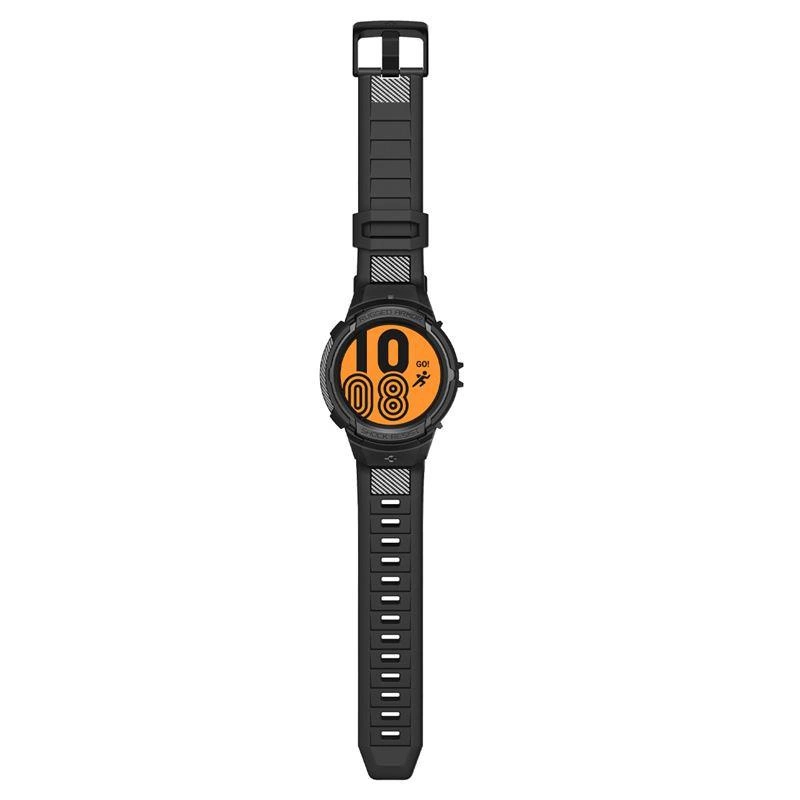 Spigen Rugged Armor Pro Case with Strap for Samsung Galaxy Watch 5 Pro (45mm) - Blackeng