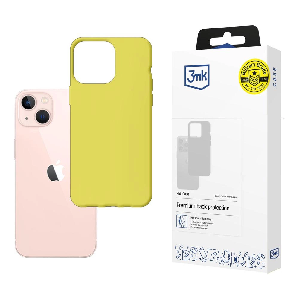 Case for iPhone 14 Plus from the 3mk Matt Case series - limeeng
