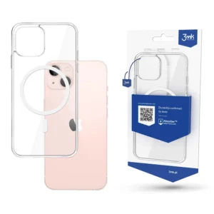 Case for iPhone 14 Plus compatible with MagSafe from the 3mk MagCase series - transparenteng
