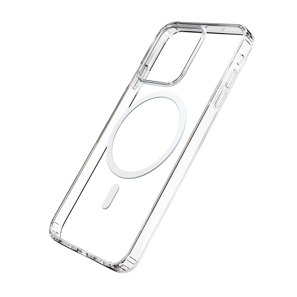 Case for iPhone 14 compatible with MagSafe from the 3mk MagCase series - transparenteng