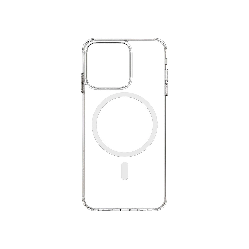 Case for iPhone 14 compatible with MagSafe from the 3mk MagCase series - transparenteng