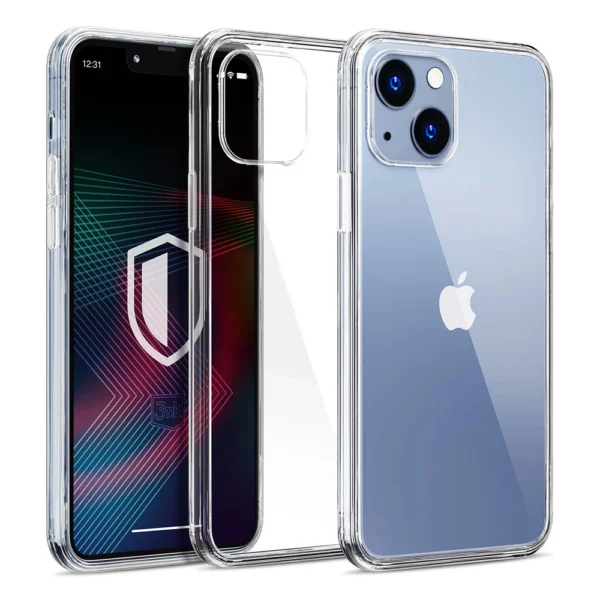 Case for iPhone 14 silicone from the 3mk Clear Case series - transparenteng