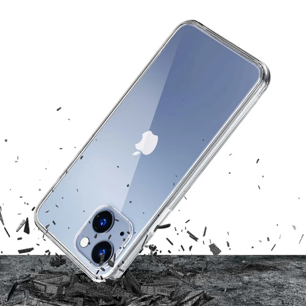 Case for iPhone 14 silicone from the 3mk Clear Case series - transparenteng