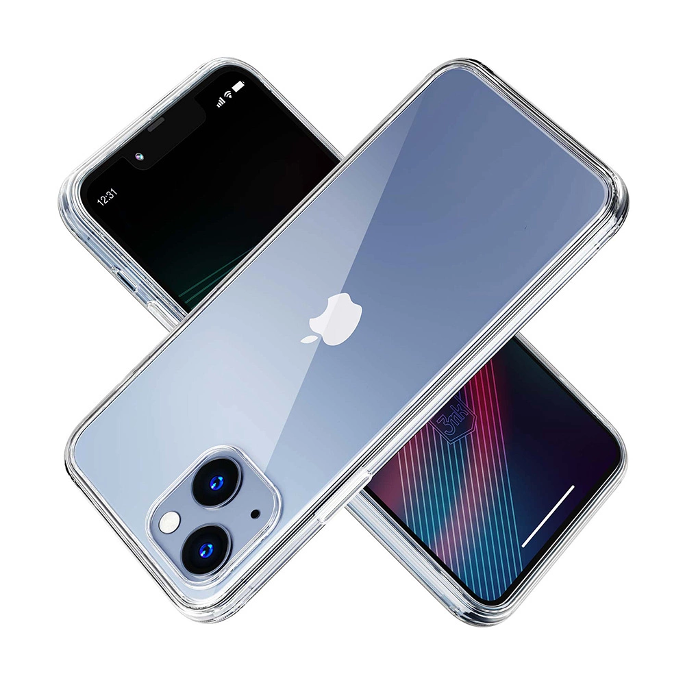 Case for iPhone 14 silicone from the 3mk Clear Case series - transparenteng