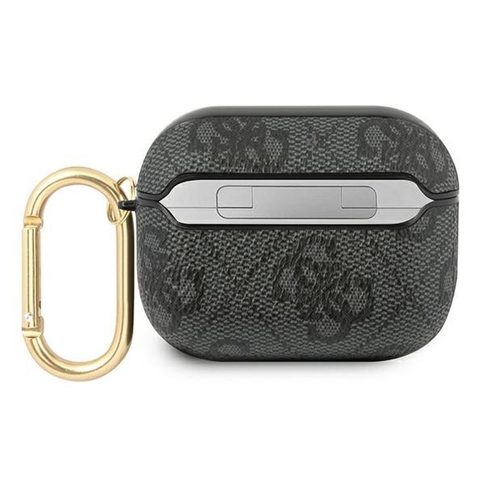 GUESS case for APPLE AirPods Pro GUAP4GSMK (4G Script Metal Collection) grey