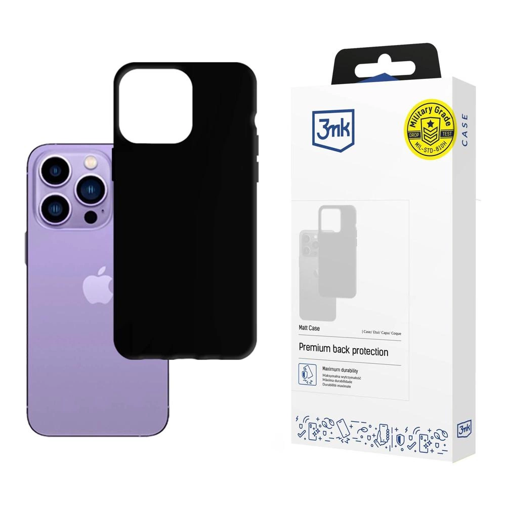 Apple iPhone 14 Pro - 3mk Matt Case blackeng