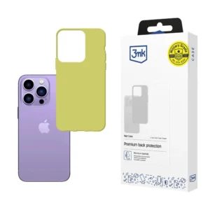 Case for iPhone 14 Pro Max from the 3mk Matt Case series - lime greeneng
